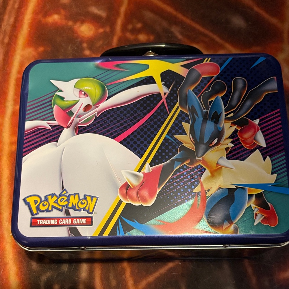 Colorful Pokemon Metal Lunchbox with Handle
